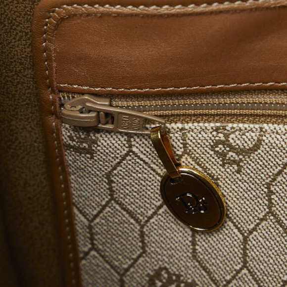 Dior Crossbody Shoulder Bag Leather Gray - Picture 7 of 10